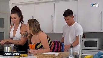 Three Women Having Sex With One Man And Enjoying It To The Utmost